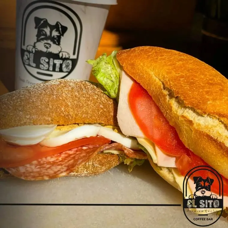Sandwiches and an El Sito coffee
