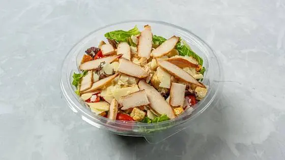 Caesar's salad, takeaway bowl
